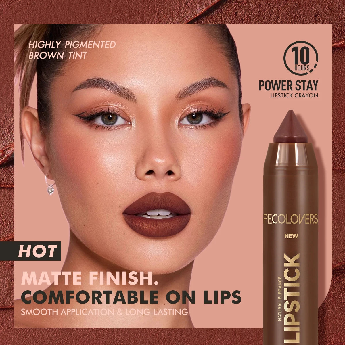 Fine Tip Lip Liner Pen Soft Mist Matte Lip Crayon Sexy Brown Red Lipstick Pencil Lip Contouring Lipliner Outline Tint Cosmetic